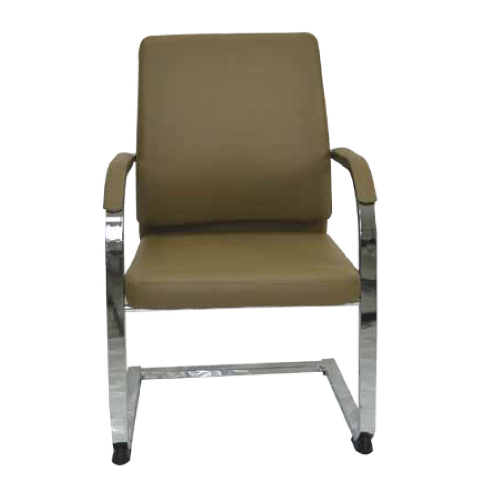 SILLA DE ESPERA POLIPIEL BEIGE (YS1104C)