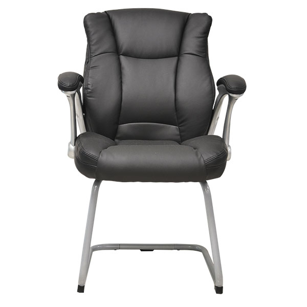 SILLÓN DE ESPERA STARKEN EN PIEL BLACK (HLC-0631L-3)