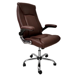 [SIL967] SILLÓN EJECUTIVO STARKEN EN PU BROWM (HLC-0769L)