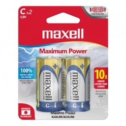 [BAT1281] BATERÍA MAXELL LR 14 ALCALINA 1.5V (2PACK)(723320)