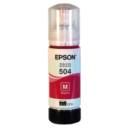 [CAR570] BOTELLA DE TINTA EPSON (#504) PARA L4150/L4160/L6171/L6191/L14150 MAGENTA (T504320)