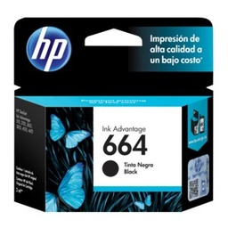 [CAR610] CARTUCHO HP (#664) PARA DESKJET 1115/2135/3635/4535/3835/4675 BLACK (F6V29AL)