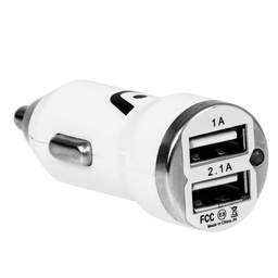 [ADA510] ADAPTADOR ARGOM CARGADOR PARA CARRO USB 2.1A (ARG-AC-0102)