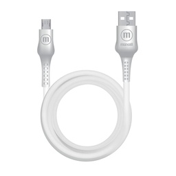 [CAB1440] CABLE MAXELL 6FT USB TO MICRO USB JELLEEZ (CB-JEL-MICRO)WHITE (348212)