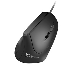 [MOU999] MOUSE KLIPX ERGONÓMICO VERTICAL 1000-1600 DPI USB BLACK (KMO-506)