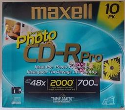 [SOB01] SOBRES MAXELL CD-R700 PARA CD EN BLANCO (648282 S)