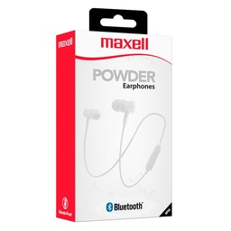 [EAR250] EARPHONES MAXELL EB-BT600 POWDER WIRELESS WHITE (348339)