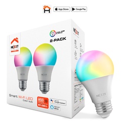 [BOM14] BOMBILLO NEXXT HOME SMART MULTICOLOR 110V LED WIRELESS 2PK (NHB-C1102PK)