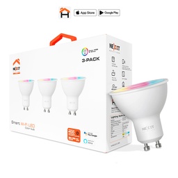 [BOM17] BOMBILLO NEXXT HOME SMART MULTICOLOR 110V LED WIRELESS GU10 3PK (NHB-C3103PK)