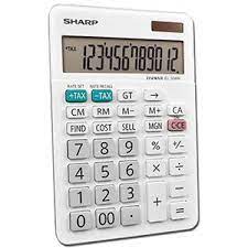 [CAL99] CALCULADORA SHARP 12 DÍGITOS WHTE (EL-334WB)