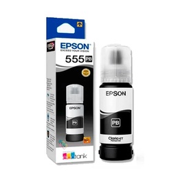 [CAR736] BOTELLA DE TINTA EPSON (T555) PARA L8180/L8160 PIGMENT-BLACK (T555120)