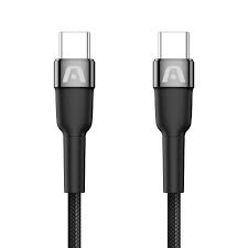 [CAB1831] CABLE ARGOM 10FT USB-C TO USB-C 65W FAST CHARGE BLACK (ARG-CB-0048BK)