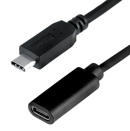 [CAB1827] CABLE ARGOM 6FT USB-C MALE TO USB-C FEMALE BLACK (ARG-CB-0064)