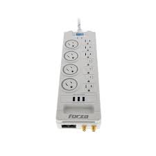 [REG107] REGLETA FORZA SUPRESOR SOBRETENSION 11 SALIDAS W/USB WHITE (FSP-1011USBW)