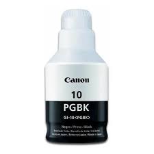 [CAR718] BOTELLA DE TINTA CANON (#10) GI-10PGBK PARA PIXMA G5010/G6010 BLACK (3382C001AA)