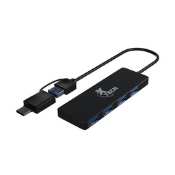 [HUB103] HUB XTECH 4-IN-1 USB-C TO USB 3.0 (XTC-390)