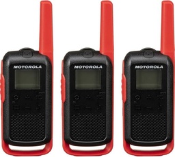 [RAD34] RADIO MOTOROLA T210TP TALKABOUT 2-WAY/20MILES/22CHANELS (3 PACK)