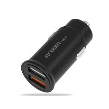[ADA1540] ADAPTADOR ARGOM CARGADOR 2-PUERTOS USB 30W BLACK (ARG-AC-0111BK)