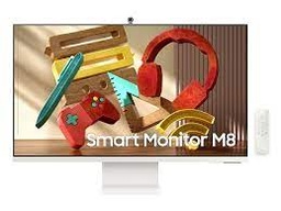 [MON1310] MONITOR FLAT SAMSUNG 32" M8 SMART/HDMI/USB-C/USB/UHD WHITE (LS32DM801UNXZA)