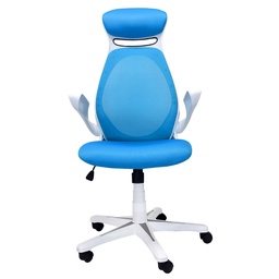 [SIL896] SILLA EJECUTIVA STARKEN EN PIEL MESH BLUE (HHLC-1886FX)