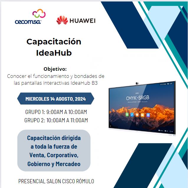 CAPACITACIÓN HUAWEI-IDEAHUB